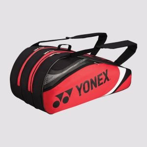 Tour Basic 7329 9 Lu Yonex Tenis ve Badminton Çantası Kırmızı / Siyah