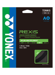 Rexis Feel 130 Multifilament 12m Tenis Kordajı - Siyah | Yonex
