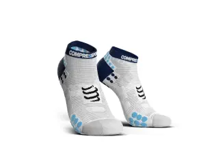Pro Racing Socks V3.0 - Run Low - Performans Çorabı - Kısa  |Compressport T3 - Gümüş / Yeşil
