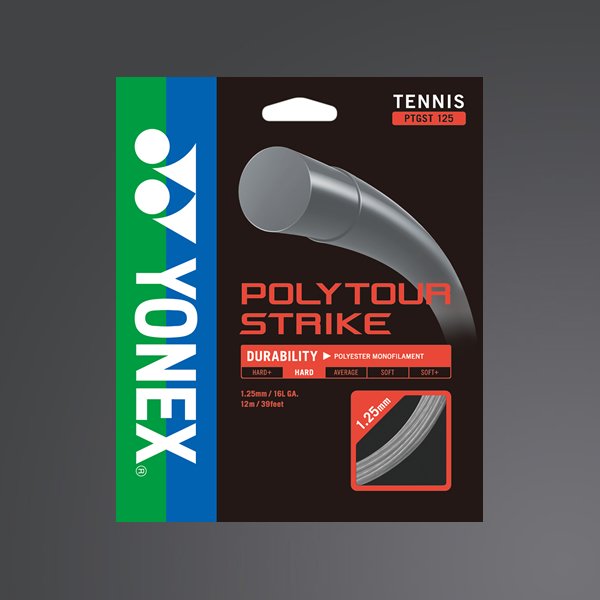 Polytour Tough - 125 (12m) Tenis Kordajı - Siyah | Yonex