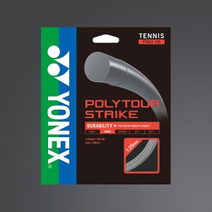 Polytour Tough - 125 (12m) Tenis Kordajı - Siyah | Yonex