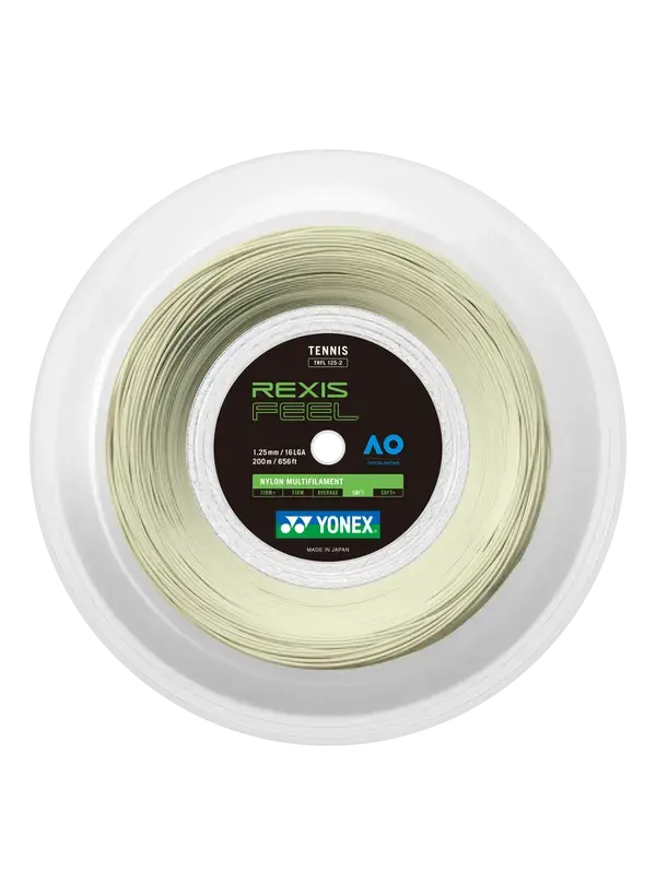 Rexis Feel 125 Multifilament 200m Tenis Kordajı - Beyaz | Yonex