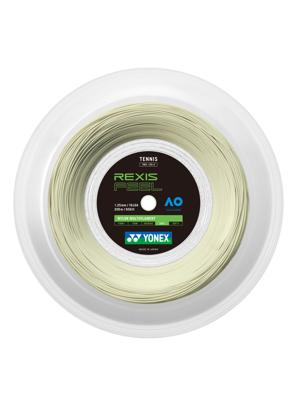 Rexis Feel 125 Multifilament 200m Tenis Kordajı - Beyaz | Yonex