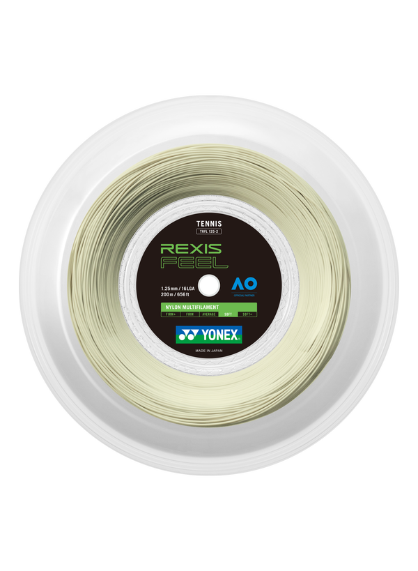 Rexis Feel 125 Multifilament 200m Tenis Kordajı - Beyaz | Yonex