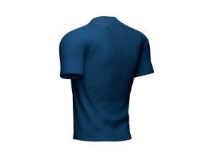 Trail Running - Patika Koşu Postural Yarım Fermuar Kısa Kollu Üst -Mavi | Compressport