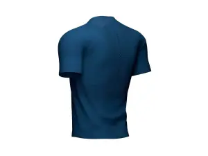 Trail Running - Patika Koşu Postural Yarım Fermuar Kısa Kollu Üst -Mavi | Compressport