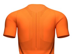 Trail Running - Patika Koşu Postural Yarım Fermuar Kısa Kollu Üst -Turuncu | Compressport