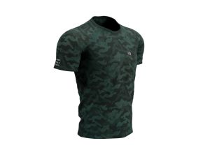 Training T-shirt / Antrenman T-shirt - Kamuflaj - Yeşil 2021 | Compressport