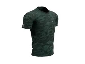 Training T-shirt / Antrenman T-shirt - Kamuflaj - Yeşil 2021 | Compressport M(edium)